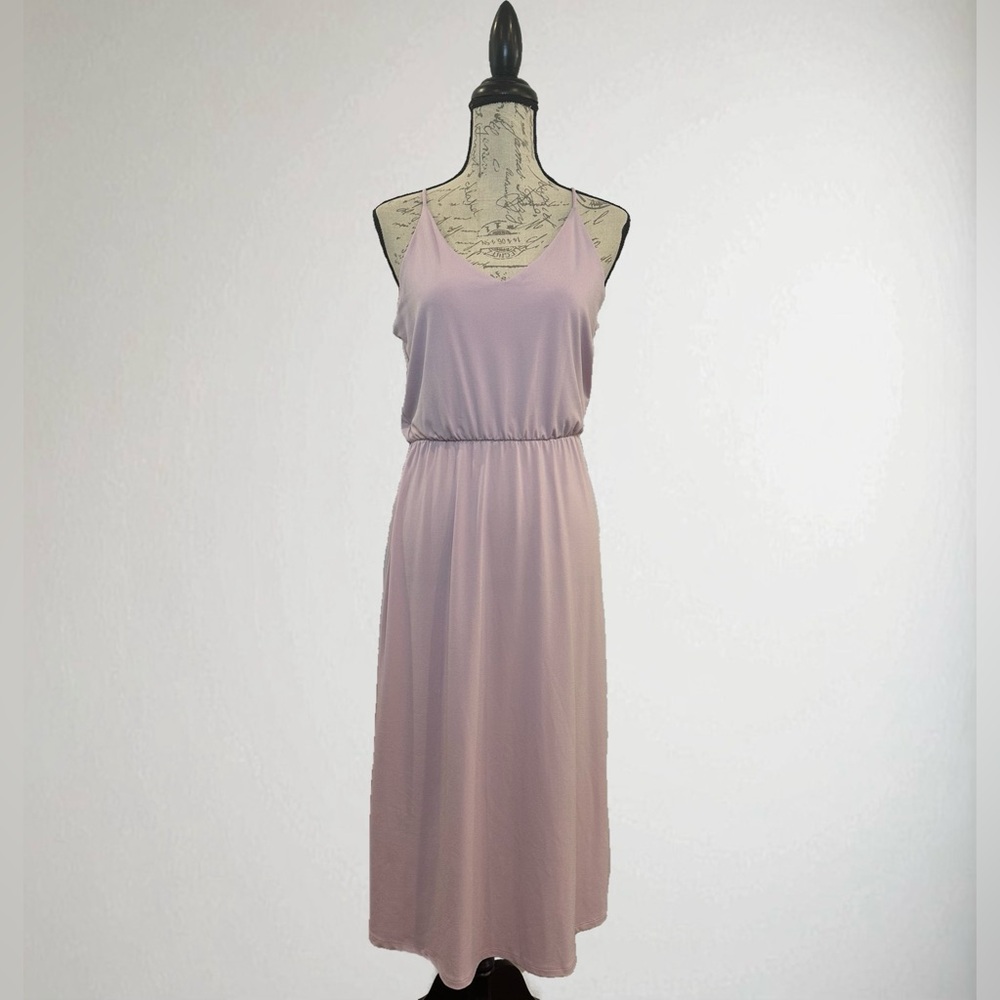 H&M Light Pink Midi Dress